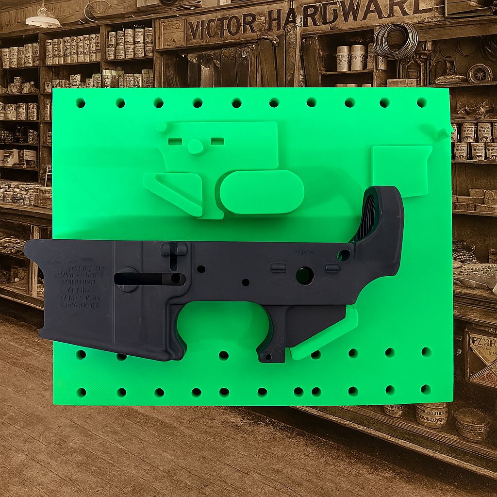 AR-15 engraving jig setup