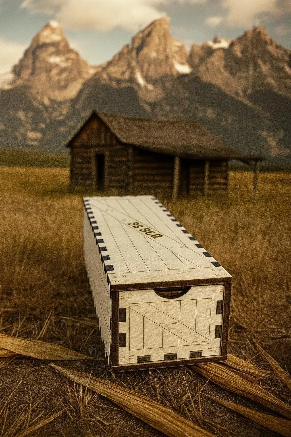 22 LR Ammo Box SVG | 3mm Birch Plywood Digital File (LightBurn incl) photo 3