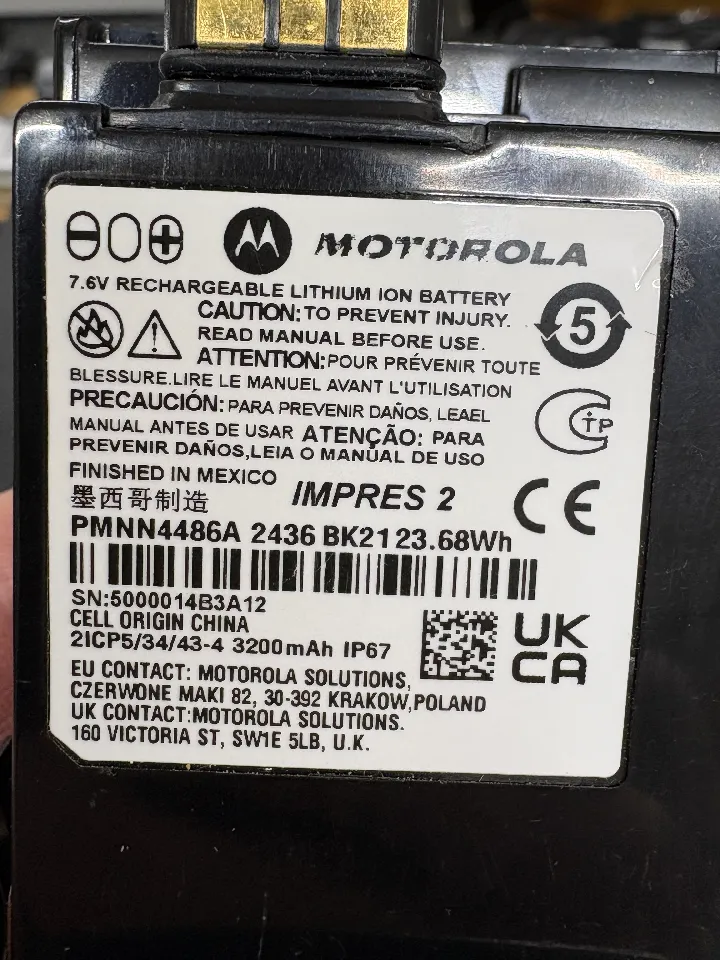 Motorola APX 6000 Radio Holster STL – Extended 4547A/4486A Battery, Thin Blue Line Edition photo 11