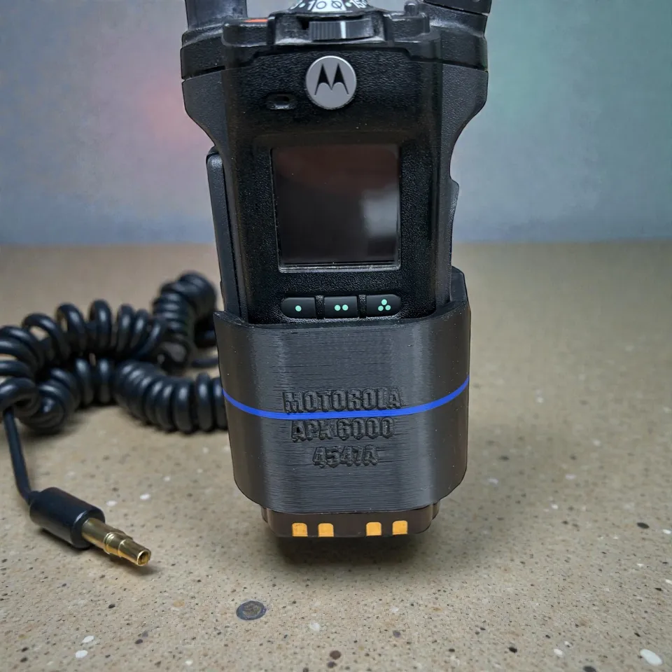 Motorola APX 6000 Radio Holster STL – Extended 4547A/4486A Battery, Thin Blue Line Edition photo 7