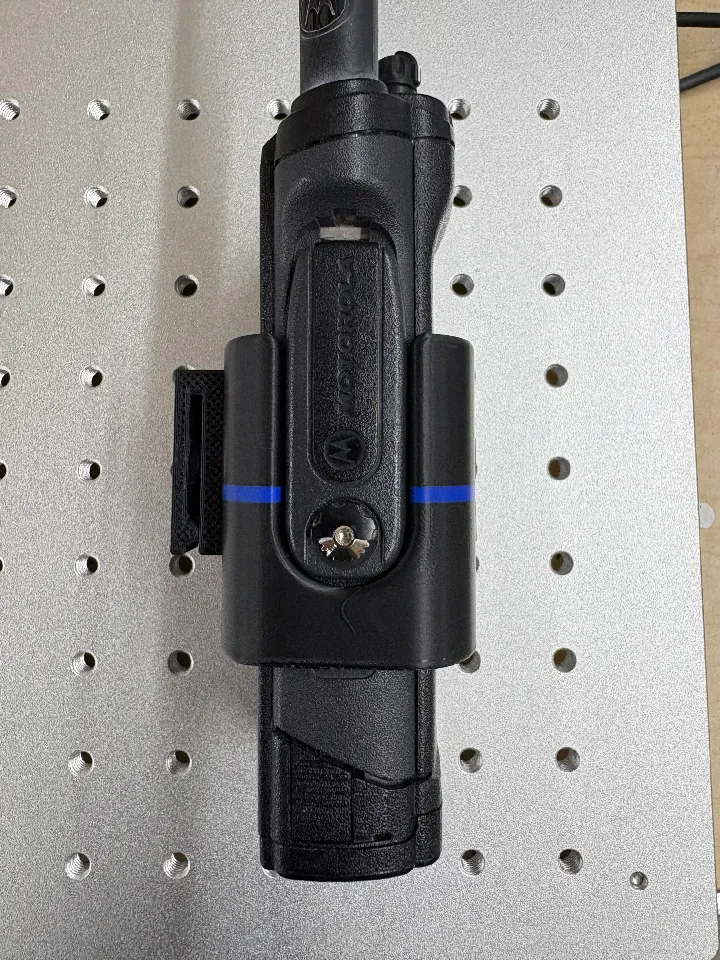 Motorola APX 6000 Radio Holster STL – Standard 4485A Battery, Thin Blue Line Edition photo 8