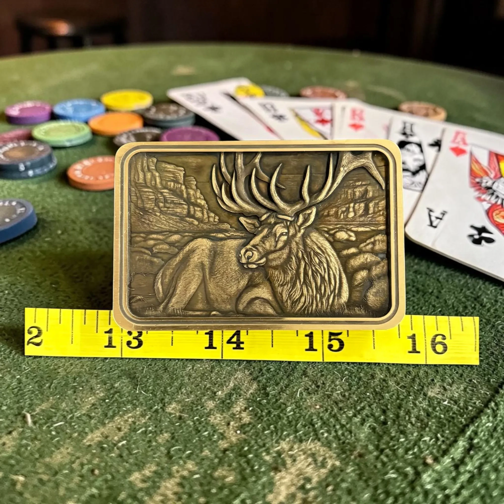 Brass Belt Buckles / Solid Brass Engraved / Custom Personalized Western Buckle photo 2
