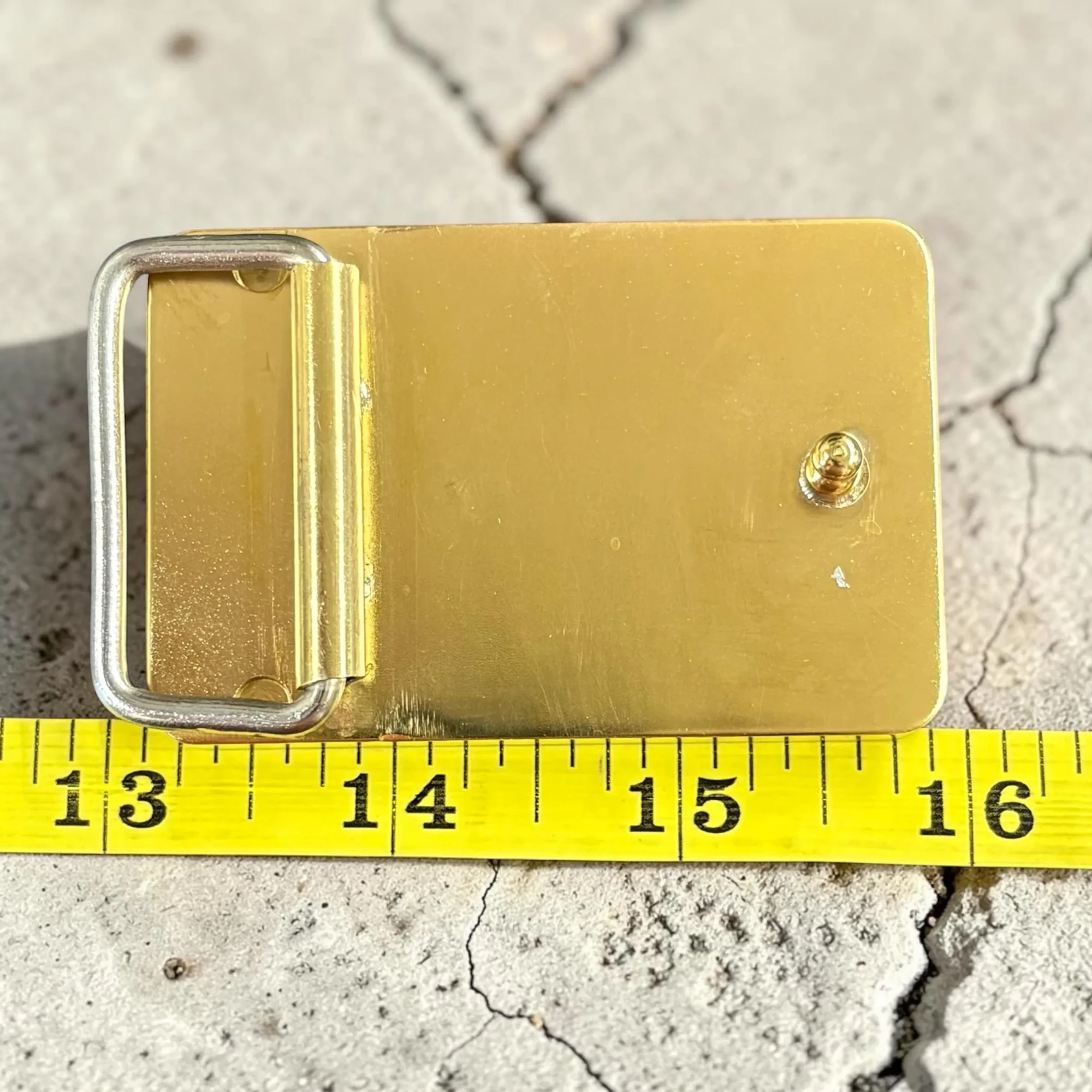 Brass Belt Buckles / Solid Brass Engraved / Custom Personalized Western Buckle photo 4