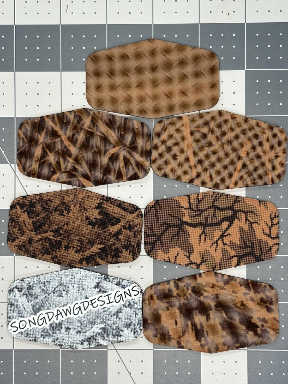 Camo Pattern SVG Bundle – 6 Vector-Dot Camouflage Designs for Laser Engraving photo 2