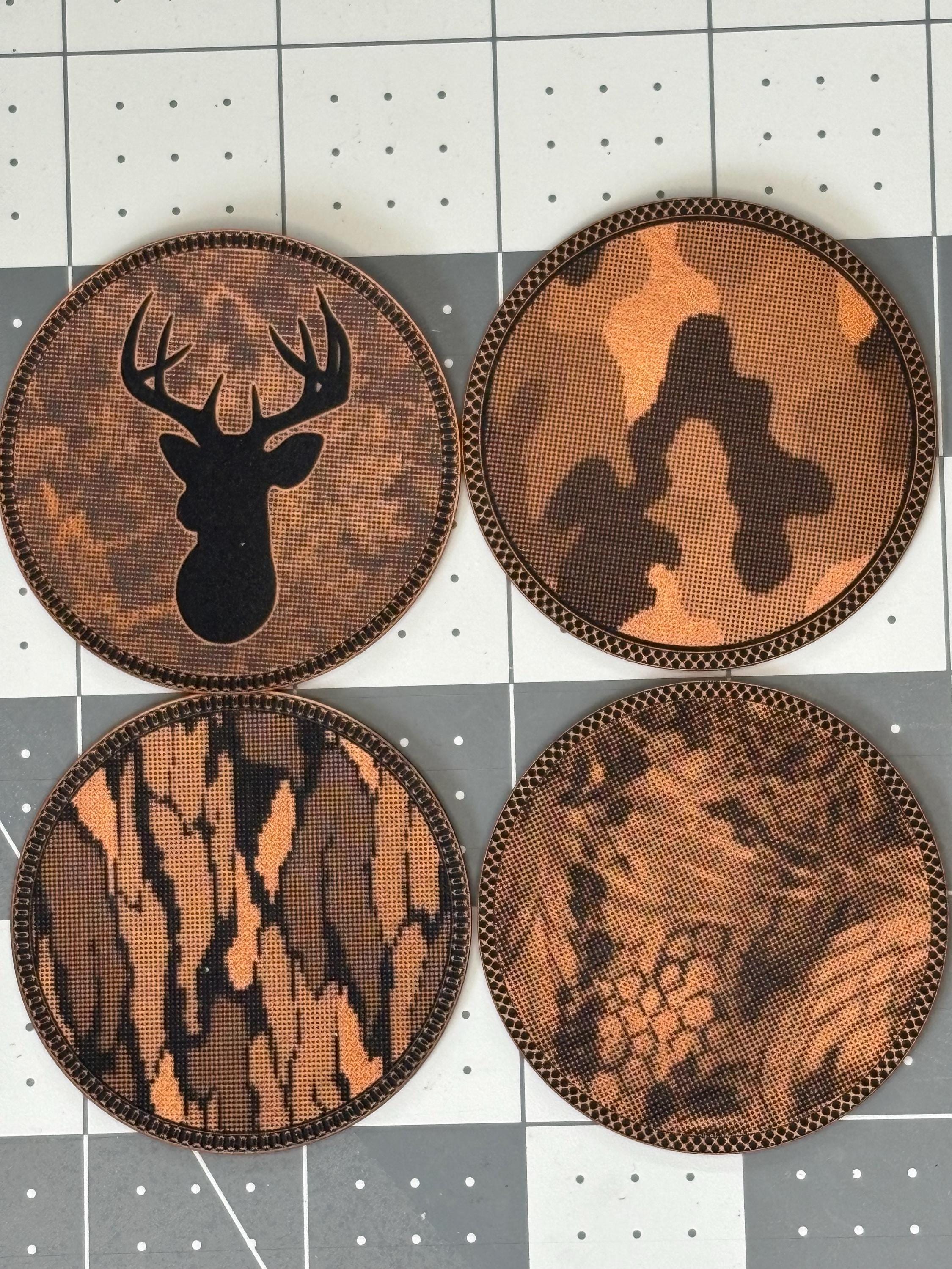 Camouflage Vector Dot SVG Bundle – Tooled Leather Laser Engraving Patterns photo 2