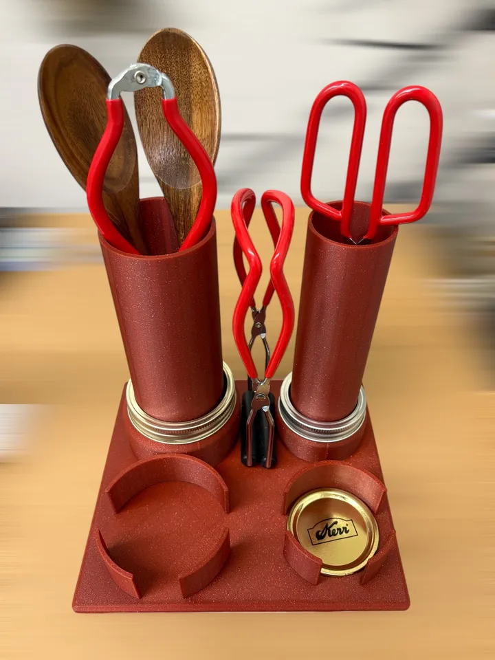 Canning Lid & Ring Organizer STL for Bottling and Canning Storage, Digital Download photo 4