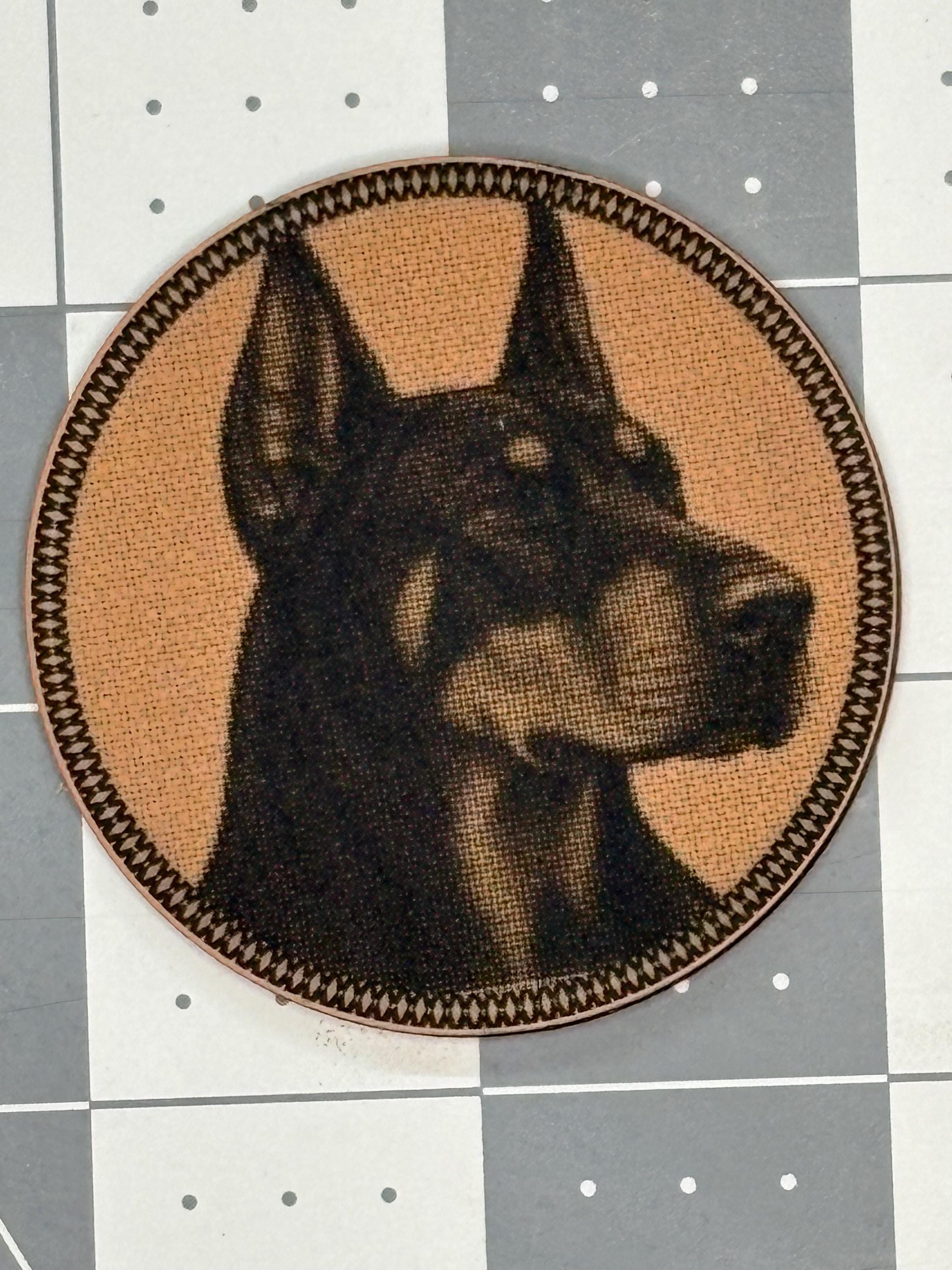 Dog Portrait SVG Bundle – Pit Bull, German Shepherd, Doberman & Rottweiler Vector-Dot Laser Files photo 3