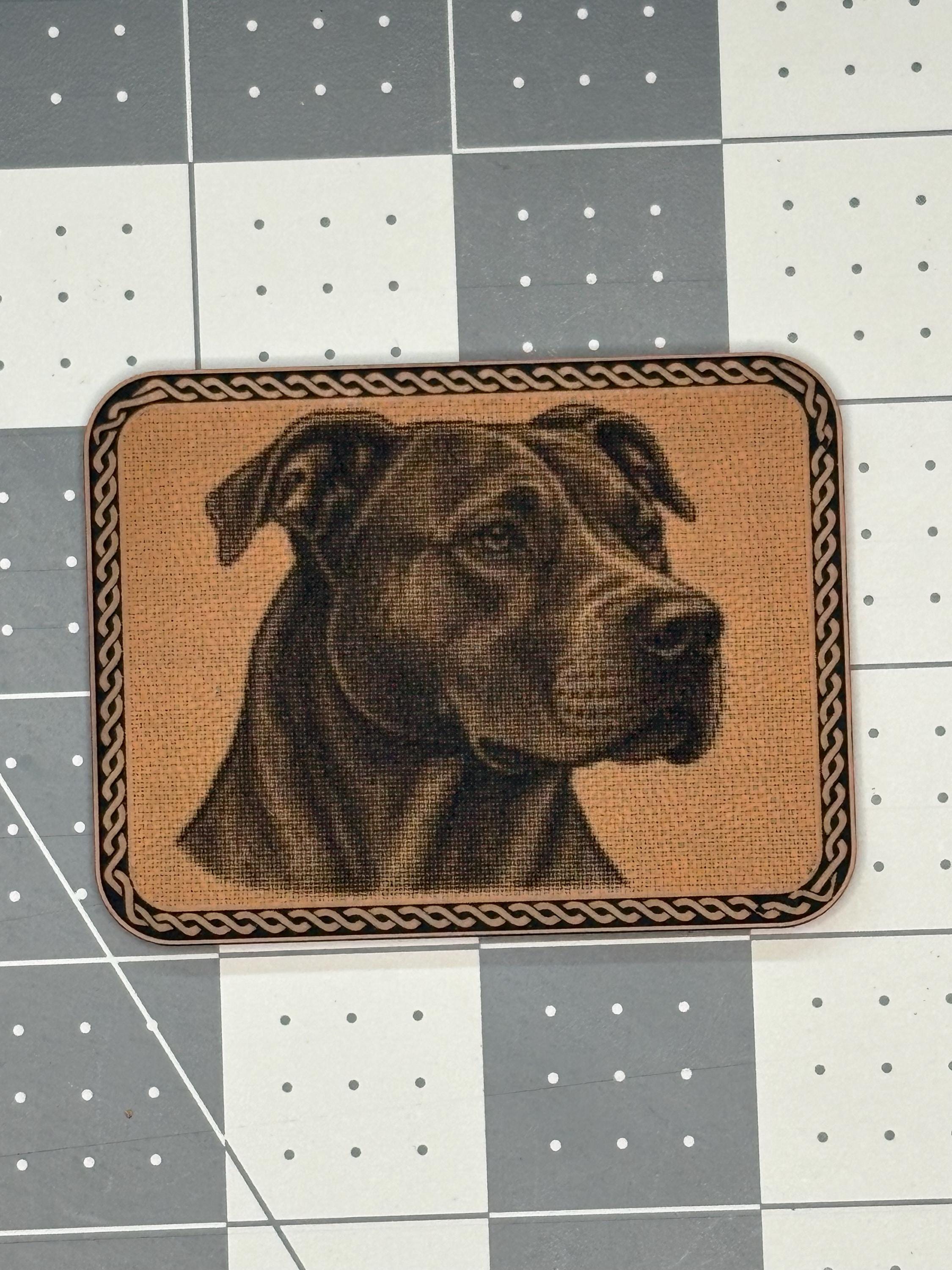 Dog Portrait SVG Bundle – Pit Bull, German Shepherd, Doberman & Rottweiler Vector-Dot Laser Files photo 5