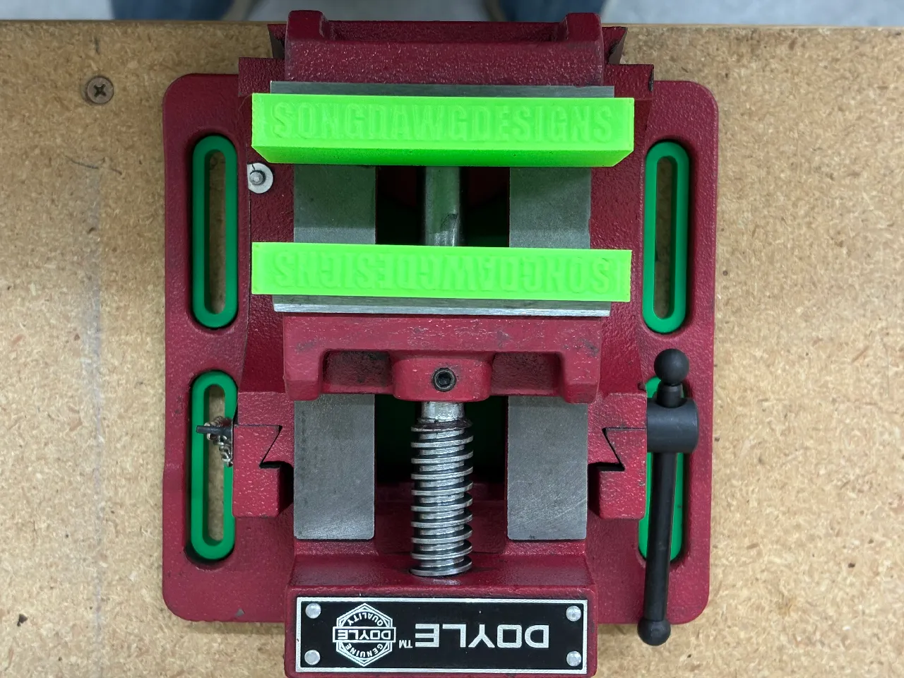 Harbor Freight DOYLE 3" Angle Drill Press Vise Magnetic Protective Shoes + Base STL