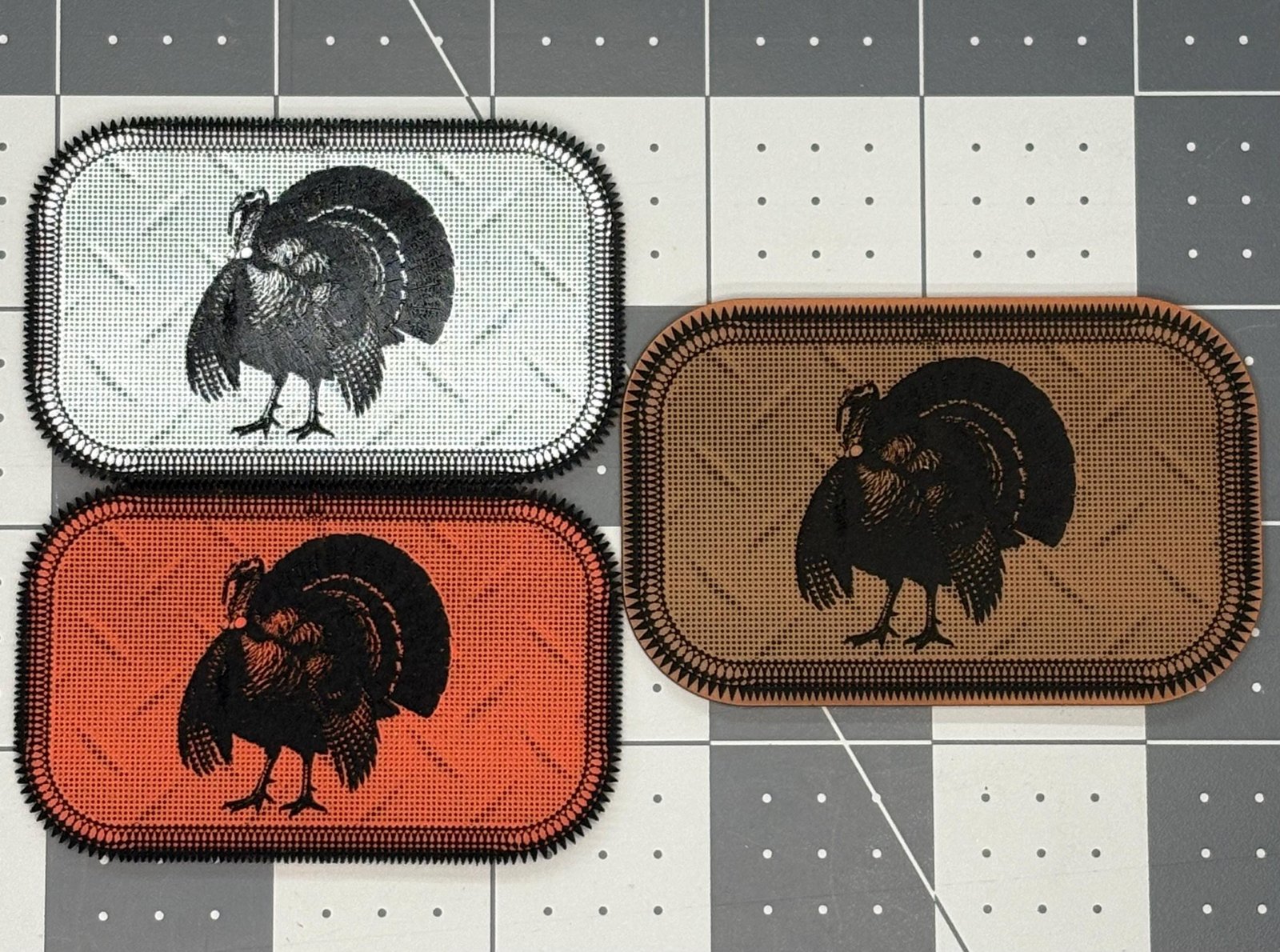 Duck Hunting SVG Bundle – 6 Waterfowl & Turkey Vector-Dot Designs for Laser Engraving and Hat Patches photo 2
