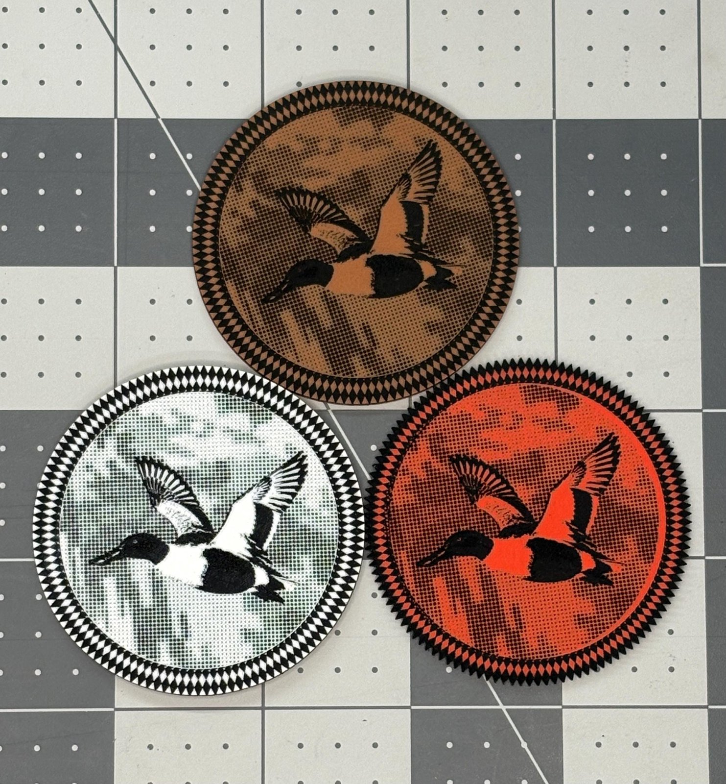Duck Hunting SVG Bundle – 6 Waterfowl & Turkey Vector-Dot Designs for Laser Engraving and Hat Patches photo 8
