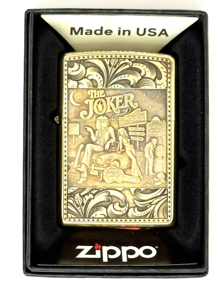 Engraved Brushed Brass Zippo Lighter – Personalized Windproof Lighter with Custom Back Engraving photo 4