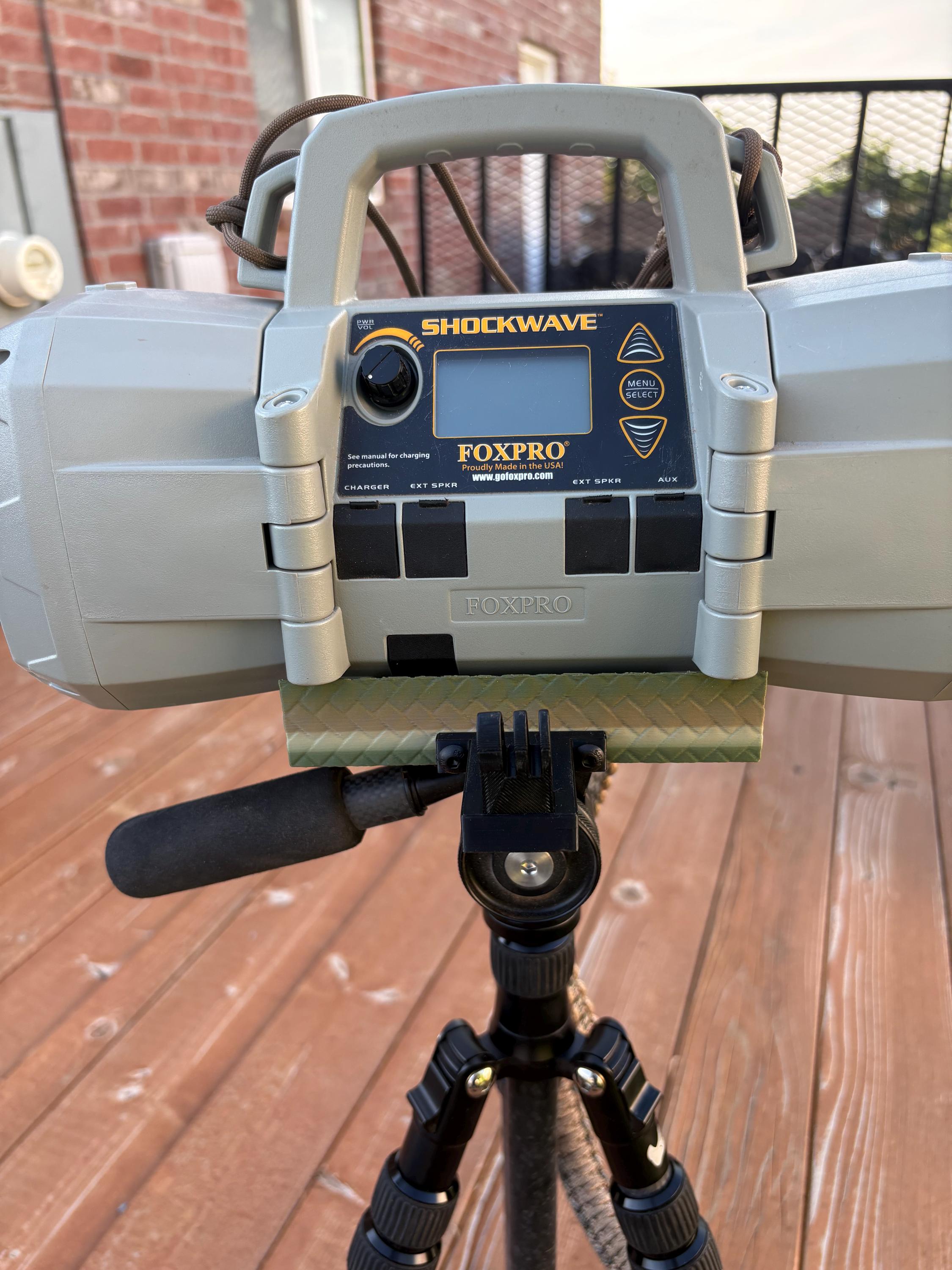 FoxPro Shockwave XWave Base Mount, Arca Rail, GoPro Mount photo 2