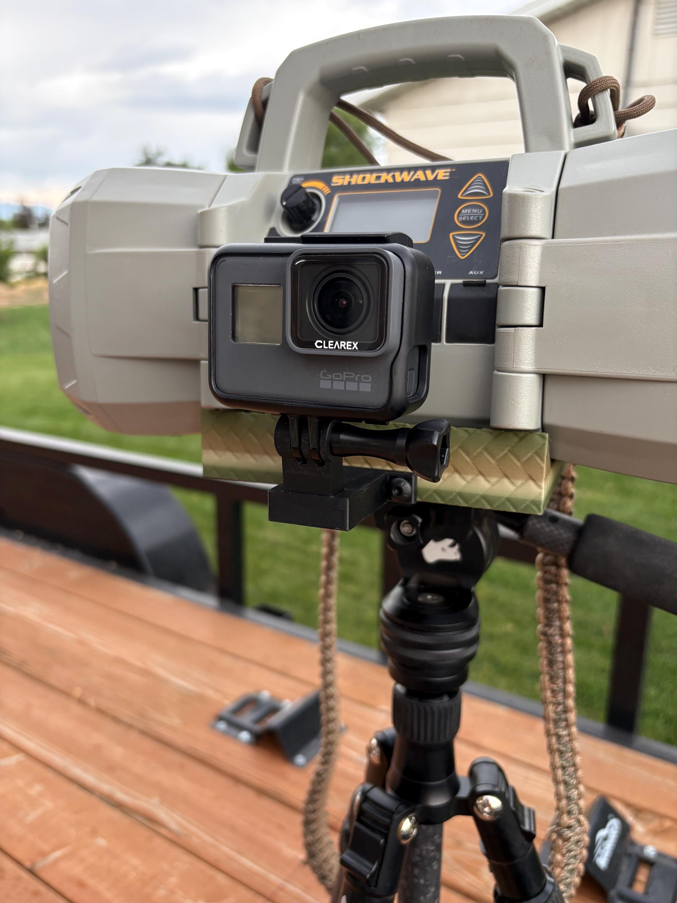 FoxPro Shockwave XWave Base Mount, Arca Rail, GoPro Mount photo 5