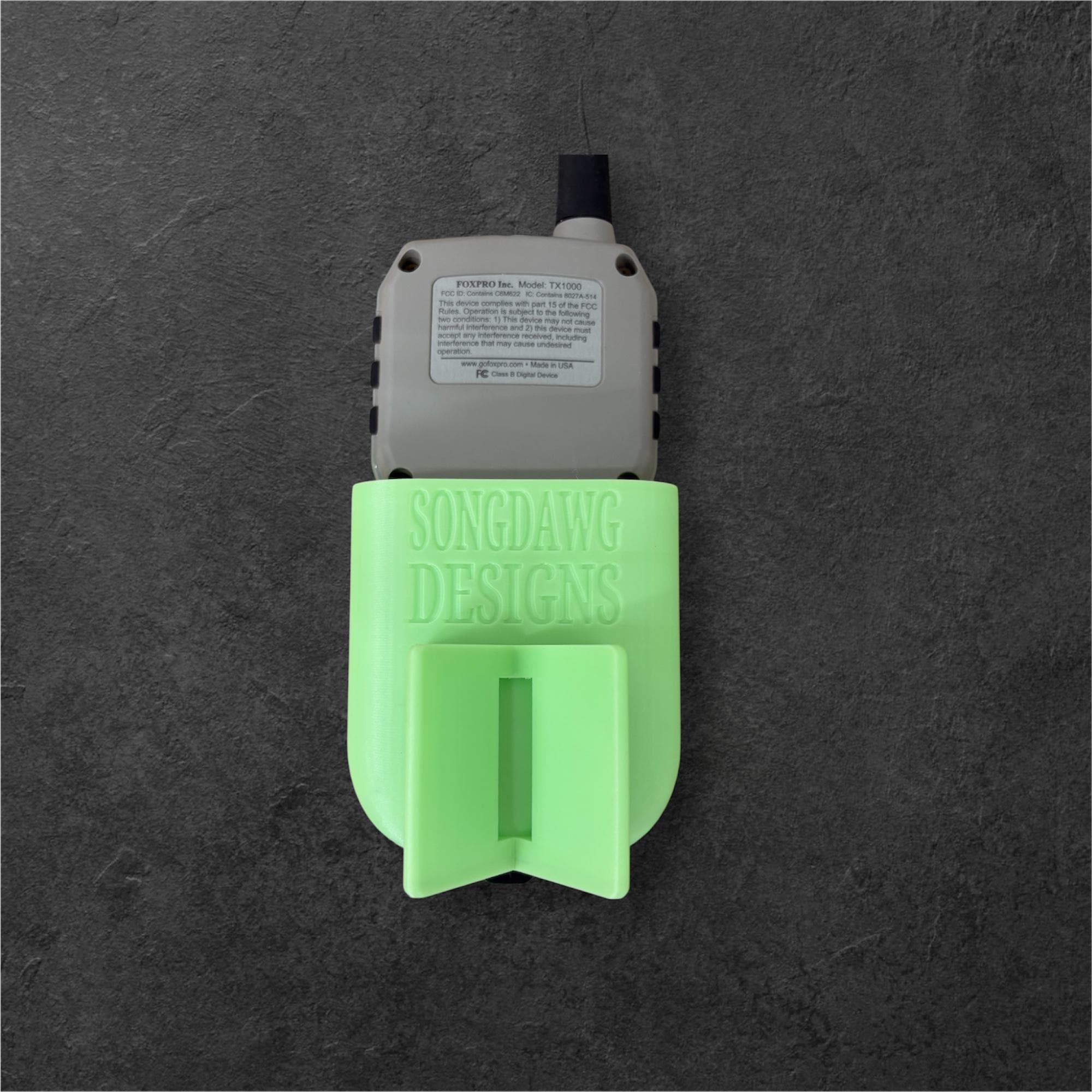 FoxPro TX1000 Remote Holder STL File 3D Print Belt Clip Tripod Mount Predator Hunting photo 3
