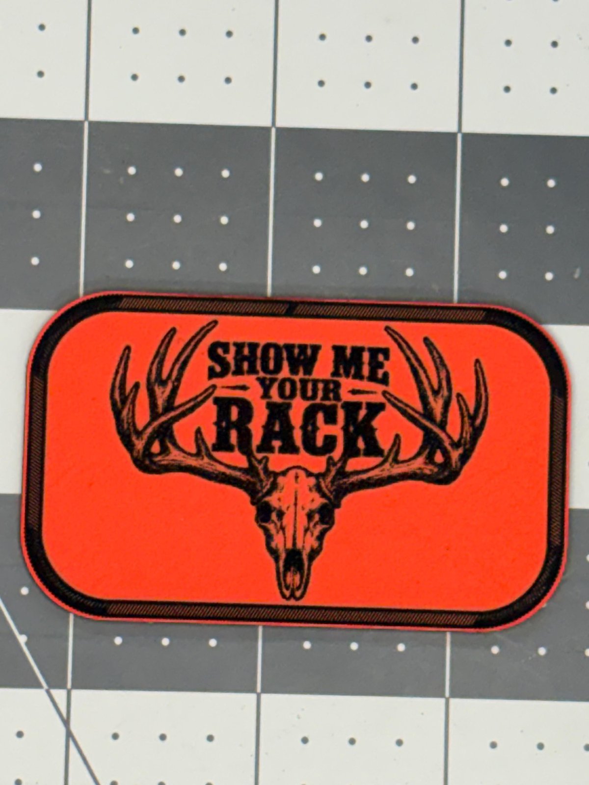 Funny Hunting Deer Hat Patches – Outdoor Humor Vector-Dot SVG Bundle for Laser Engraving photo 7