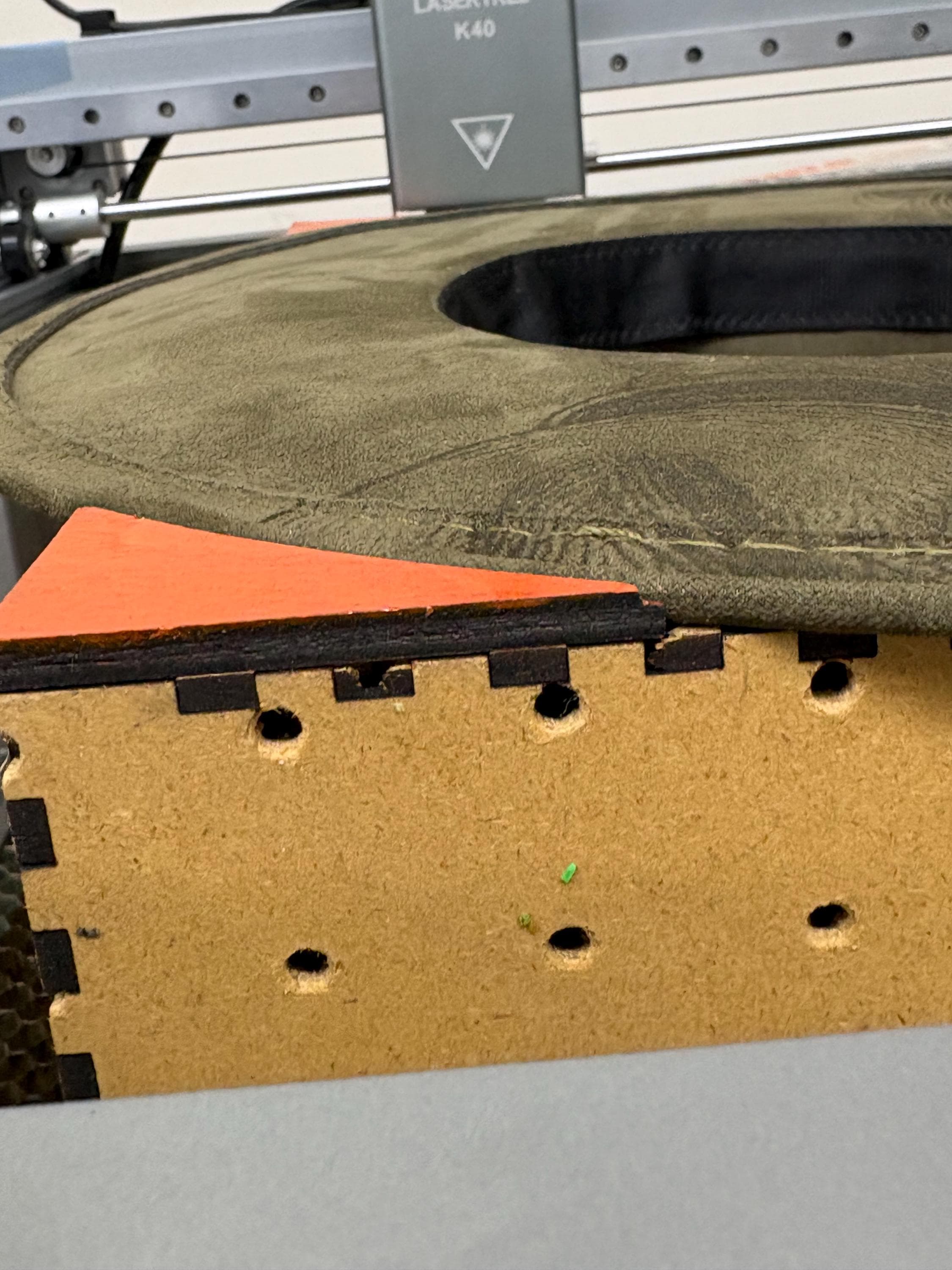 Hat Burning Jig SVG File for 300mm Lasers, LightBurn File, Digital Download photo 4