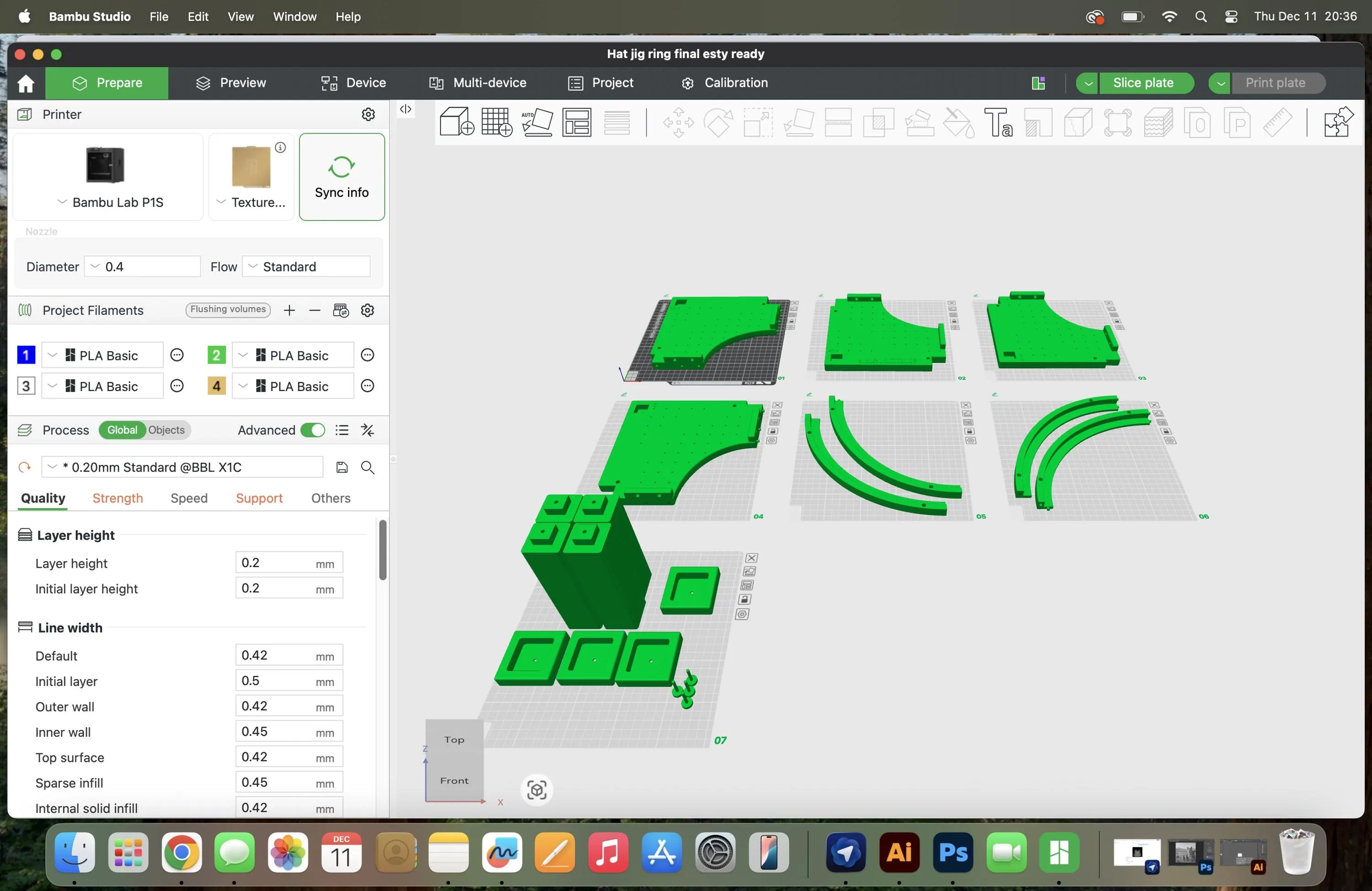 Hat Engraving Jig, Laser Cutter 3D Printable Template (Digital Files) photo 13