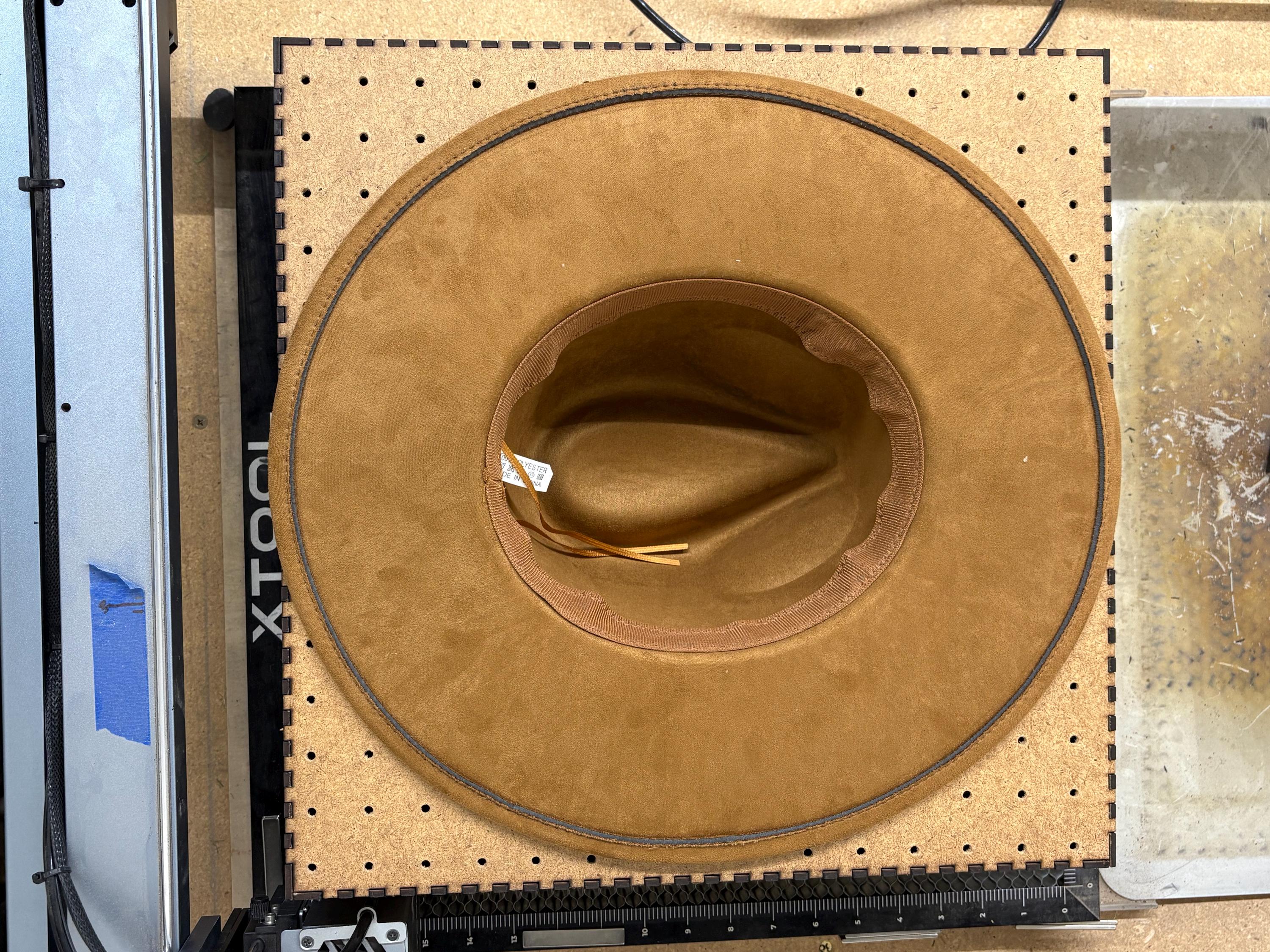 Hat Engraving Jig – Felt & Vegan Suede - xTool Compatible (Digital File) photo 4