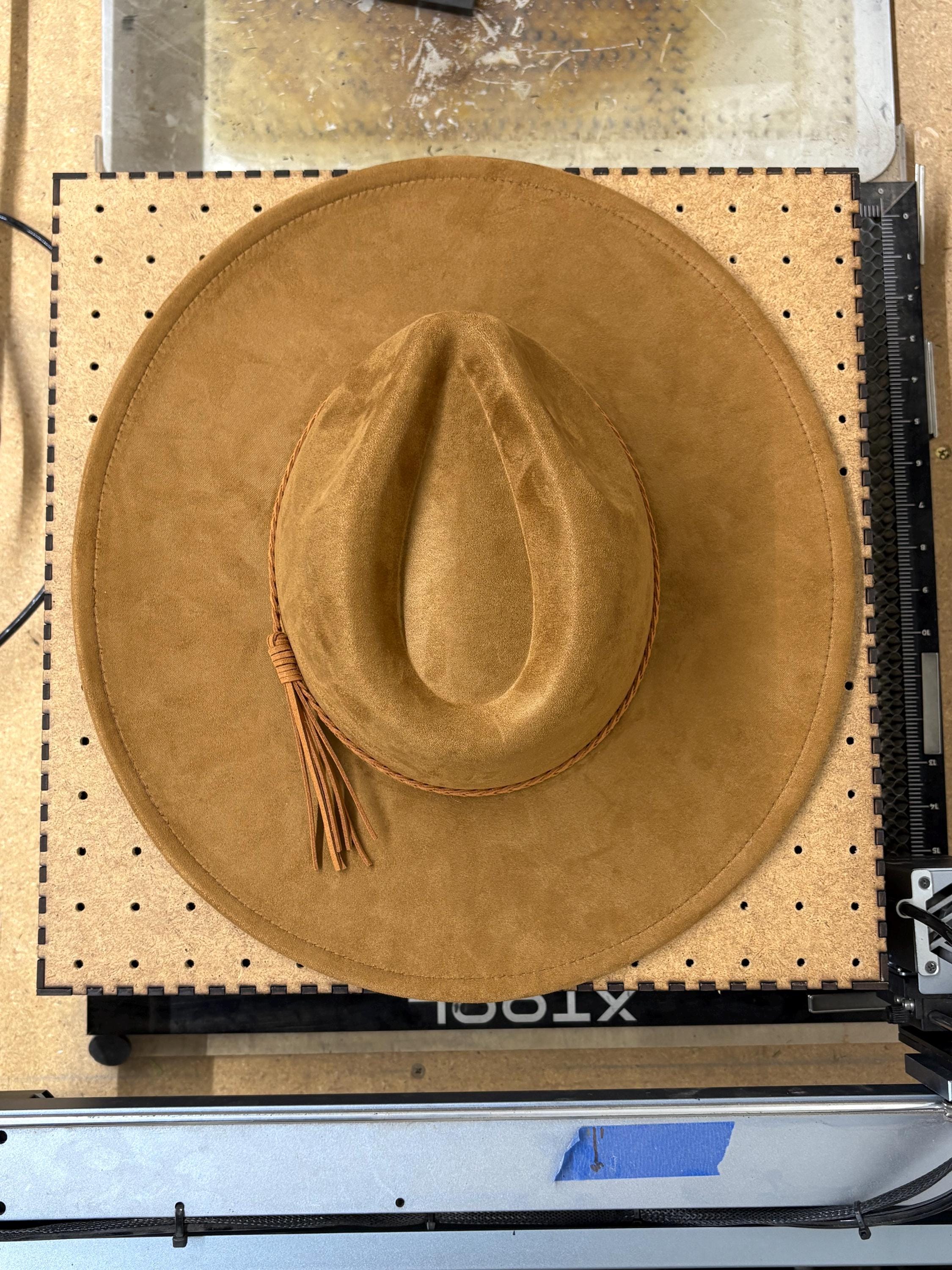 Hat Engraving Jig – Felt & Vegan Suede - xTool Compatible (Digital File) photo 5