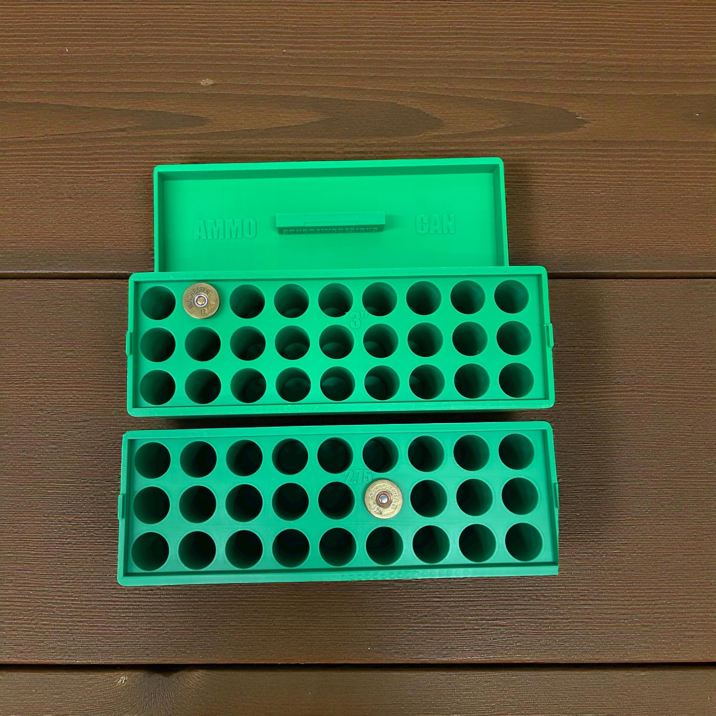 Hunter Themed Engraved Ammo Can – 12 Gauge Shell Inserts & Top Tray photo 6