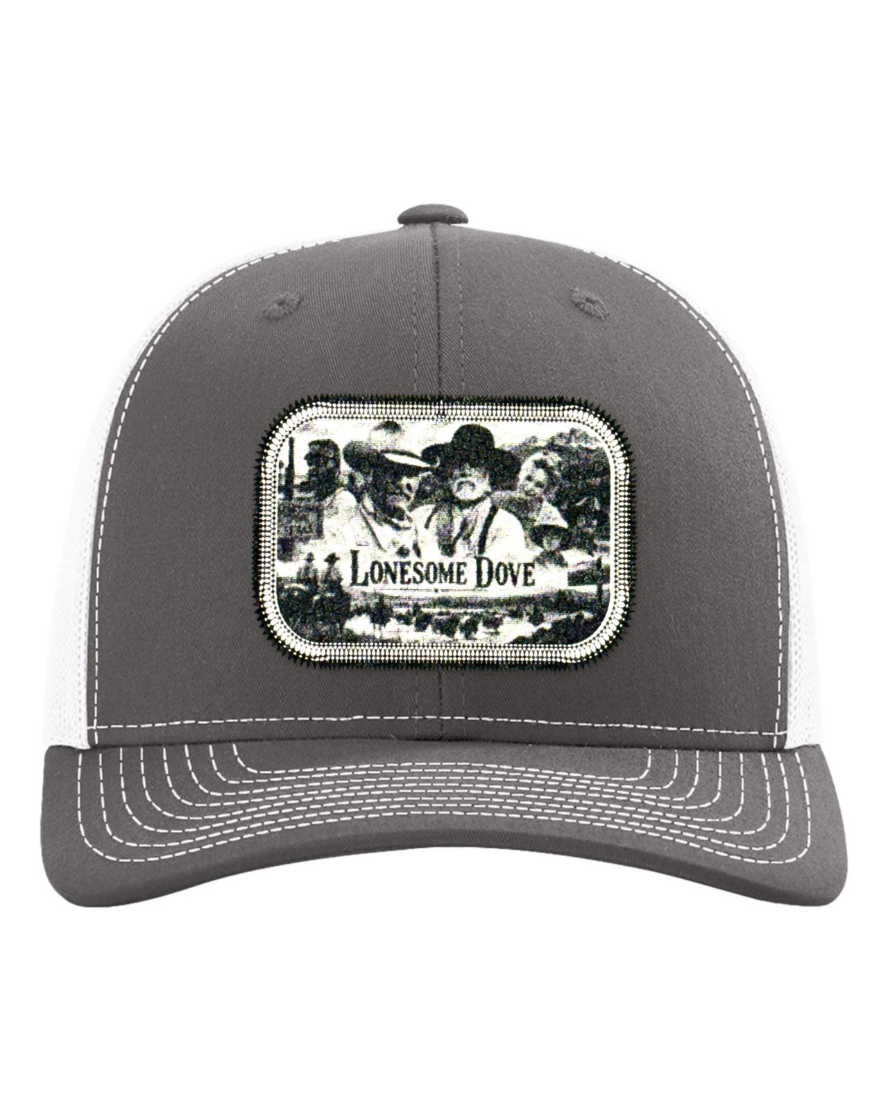Lonesome Dove Vector-Dot Western Hat Patch – Gus & Woodrow SVG for Laser Engraving photo 4