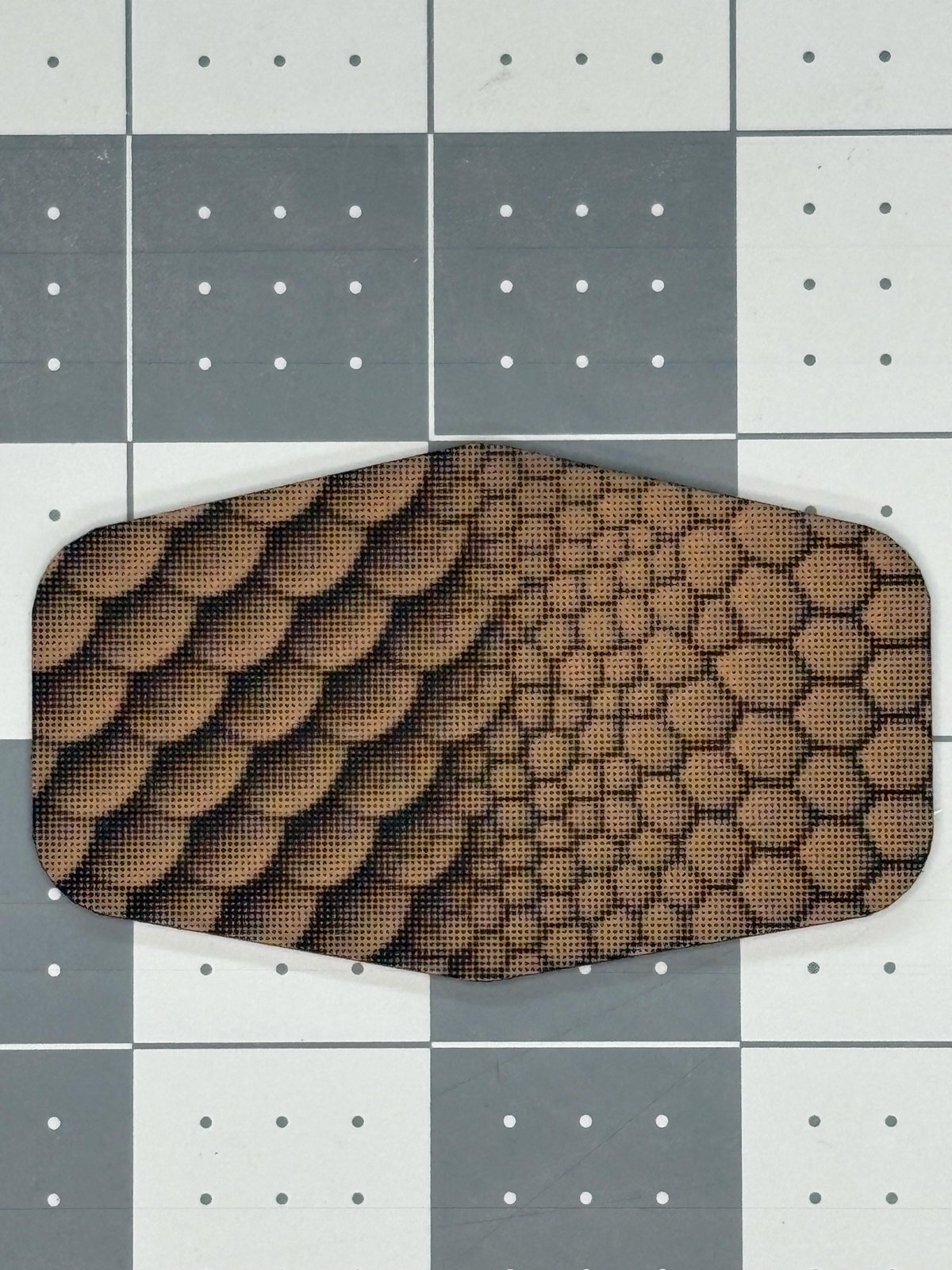Fish Scale & Honeycomb Pattern SVG Bundle – Vector-Dot Laser Engraving Backgrounds for Patches photo 3