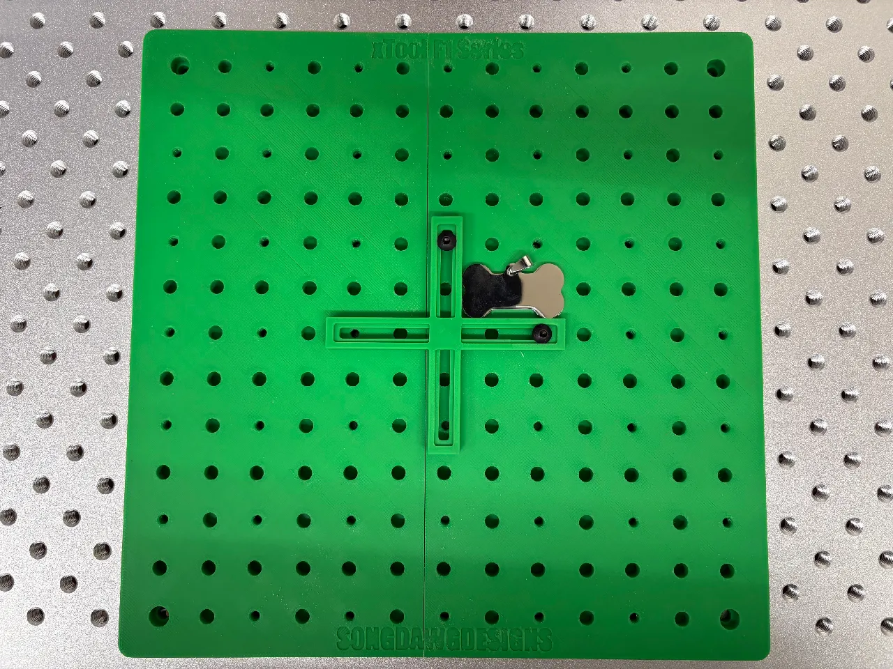 xTool F1 Ultra / F2 Ultra / F2 Ultra UV Extended High-Density Fixture Plate STL photo 3