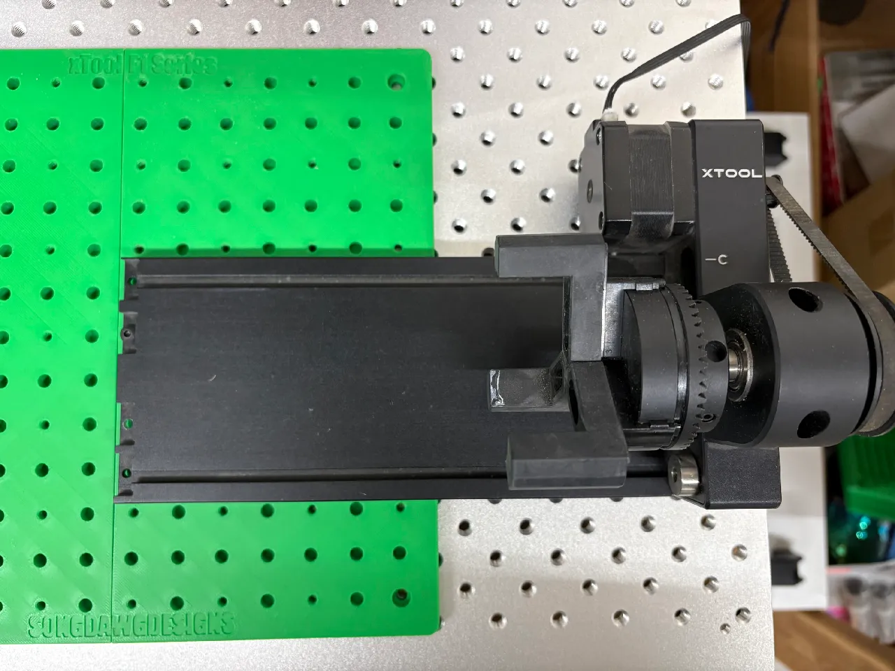 xTool F1 Ultra / F2 Ultra / F2 Ultra UV Extended High-Density Fixture Plate STL photo 4