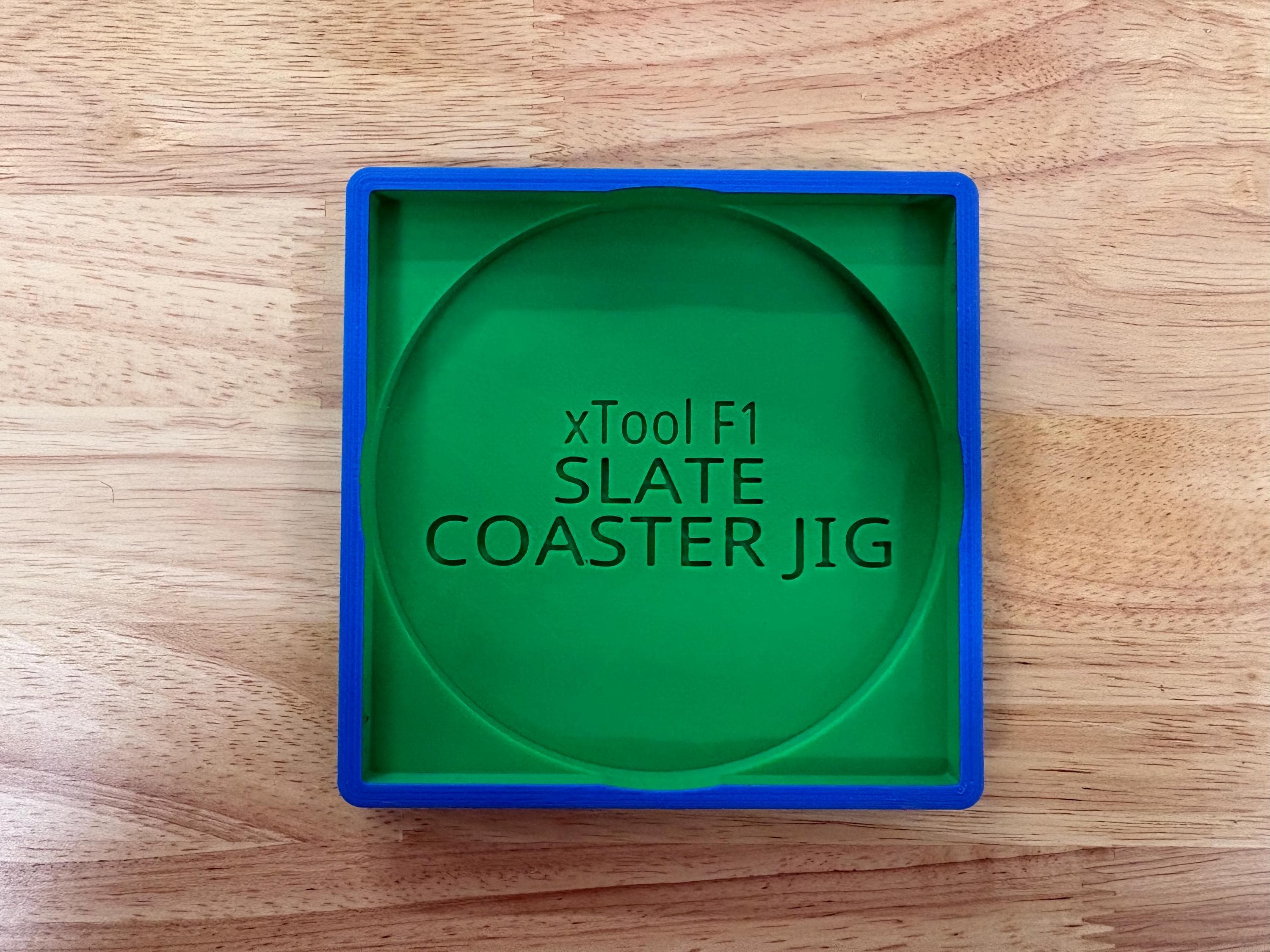 xTool F1 Laser Engraving Jig Bundle STL 4 Jigs Hat Clip Business Card Coaster Dog Tag photo 5